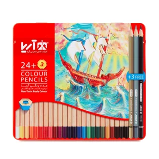 مدادرنگی 3+24 رنگ فلزی