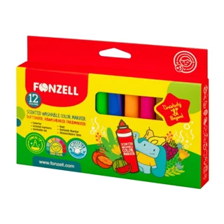 ماژيك 12 رنگ فونزل مدل  Scented Washable Color Markers